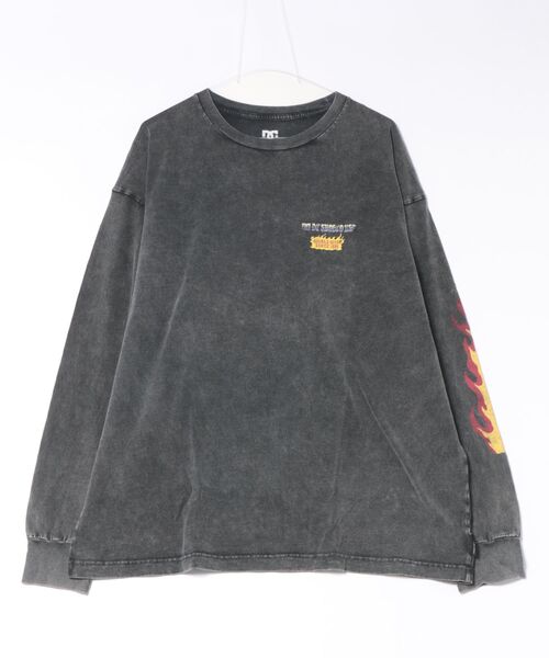DC SHOES(ディーシーシューズ)の「DC SHOES メンズ 26 SPRINT RAT LS ロンT 長袖Tシャツ【2026年春夏モデル】/DCヴィンテージライク長袖バックプリントロンT(Tシャツ/カットソー・メンズ・ブラック/ホワイト/ブラック系その他・LARGE/SMALL/MEDIUM/X-LARGE)」の3枚目の写真