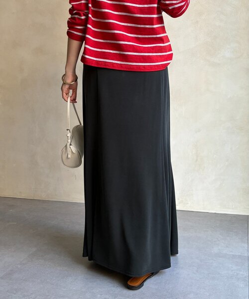 DouDou（ドゥドゥ）の「カットマーメイドスカート（スカート・レディース・ブラック/グレー/カーキ・TM/FREE）」の19枚目の写真