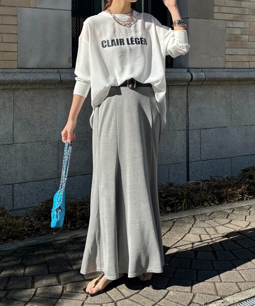 DouDou（ドゥドゥ）の「カットマーメイドスカート（スカート・レディース・ブラック/グレー/カーキ・TM/FREE）」の20枚目の写真