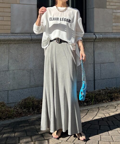 DouDou（ドゥドゥ）の「カットマーメイドスカート（スカート・レディース・ブラック/グレー/カーキ・TM/FREE）」の21枚目の写真