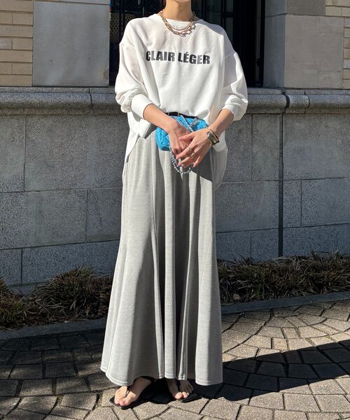 DouDou（ドゥドゥ）の「カットマーメイドスカート（スカート・レディース・ブラック/グレー/カーキ・TM/FREE）」の22枚目の写真