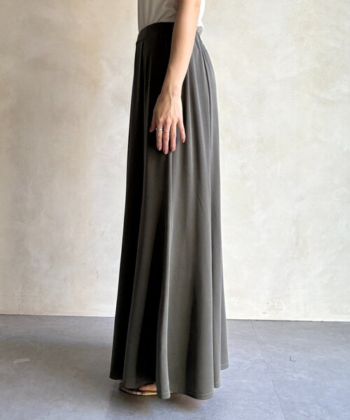 DouDou（ドゥドゥ）の「カットマーメイドスカート（スカート・レディース・ブラック/グレー/カーキ・TM/FREE）」の5枚目の写真