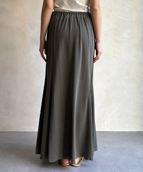 DouDou（ドゥドゥ）の「カットマーメイドスカート（スカート・レディース・ブラック/グレー/カーキ・TM/FREE）」の6枚目の写真