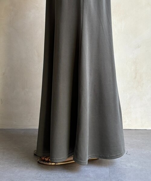 DouDou（ドゥドゥ）の「カットマーメイドスカート（スカート・レディース・ブラック/グレー/カーキ・TM/FREE）」の10枚目の写真