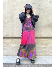 Desigual | グラデーションプリントコンビネーションドレス by Christian Lacroix(ワンピース)