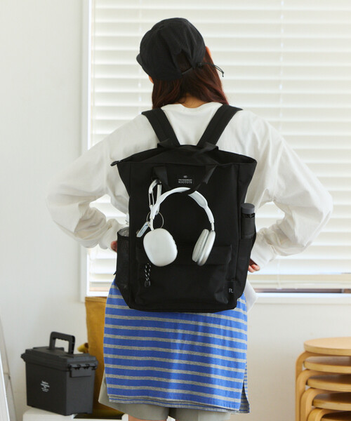 ROOTOTE（ルートート）の「ROOTOTE/ルートート SCセオルー RIPSTOP A リップストップ バックパック（バックパック/リュック・レディース・ブラウン/チャコールグレー/ブラック・ONE SIZE）」の10枚目の写真