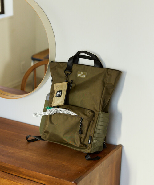 ROOTOTE（ルートート）の「ROOTOTE/ルートート SCセオルー RIPSTOP A リップストップ バックパック（バックパック/リュック・レディース・ブラウン/チャコールグレー/ブラック・ONE SIZE）」の12枚目の写真