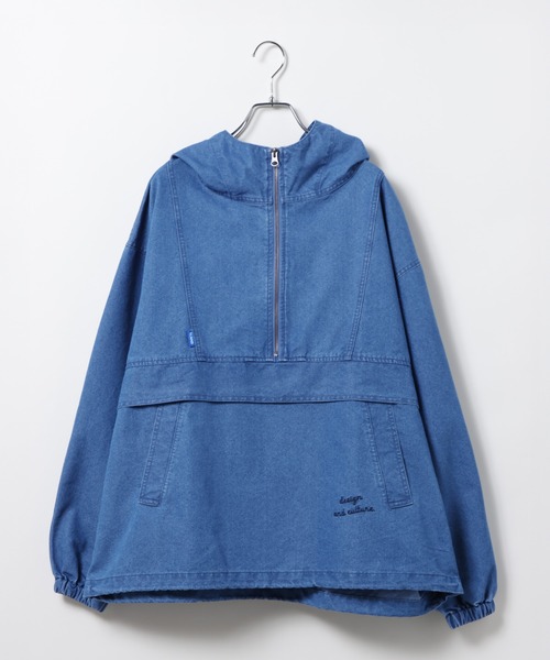 ALAND（エーランド）の「【UNISEX】ALAND／デニムアノラックパーカー（パーカー・レディース・ブラック/ブルー・MEDIUM/LARGE）」の21枚目の写真