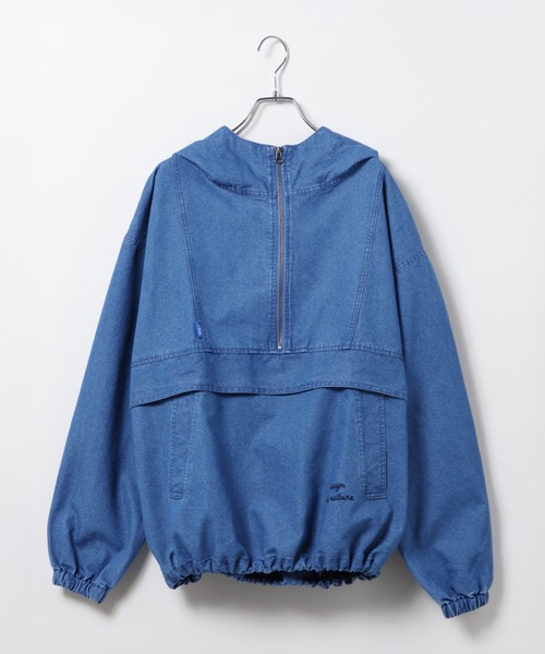 ALAND（エーランド）の「【UNISEX】ALAND／デニムアノラックパーカー（パーカー・レディース・ブラック/ブルー・MEDIUM/LARGE）」の20枚目の写真