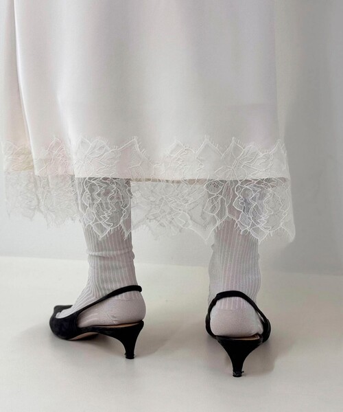 NOLLEY’S（ノーリーズ）の「【nolnol/ノルノル】ラメシアーソックス（ソックス/靴下・レディース・ゴールド/シルバー・FREE）」の3枚目の写真