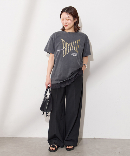 JOURNAL STANDARD（ジャーナルスタンダード）の「【撥水/接触冷感/洗える/UV】リネンナイロンストレッチスラックス（スラックス・レディース・グレー/ベージュ系その他/ブラック・34/38/36）」の4枚目の写真