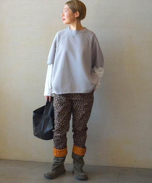 JOURNAL STANDARD LUXE（ジャーナルスタンダード　ラックス）の「ツイル サルエルパンツ（その他パンツ・レディース・ブラウン系その他/ブラック・SMALL/MEDIUM/LARGE）」の16枚目の写真