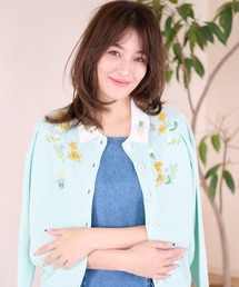 Chesty（チェスティー）の「ミモザポロカーディガン（カーディガン/ボレロ）」