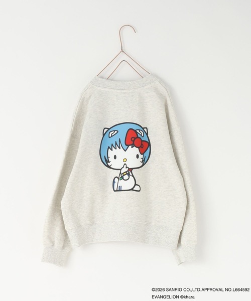 LOWRYS FARM(ローリーズファーム)の「【EVA x HELLO KITTY】スウェットプルオーバー 631264(スウェット・キッズ・グレー/ブラック/アイボリー・110cm/150cm/130cm)」の5枚目の写真