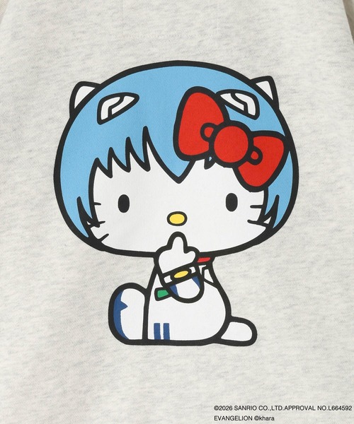 LOWRYS FARM(ローリーズファーム)の「【EVA x HELLO KITTY】スウェットプルオーバー 631264(スウェット・キッズ・グレー/ブラック/アイボリー・110cm/150cm/130cm)」の7枚目の写真
