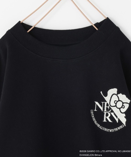 LOWRYS FARM(ローリーズファーム)の「【EVA x HELLO KITTY】スウェットプルオーバー 631264(スウェット・キッズ・グレー/ブラック/アイボリー・110cm/150cm/130cm)」の11枚目の写真