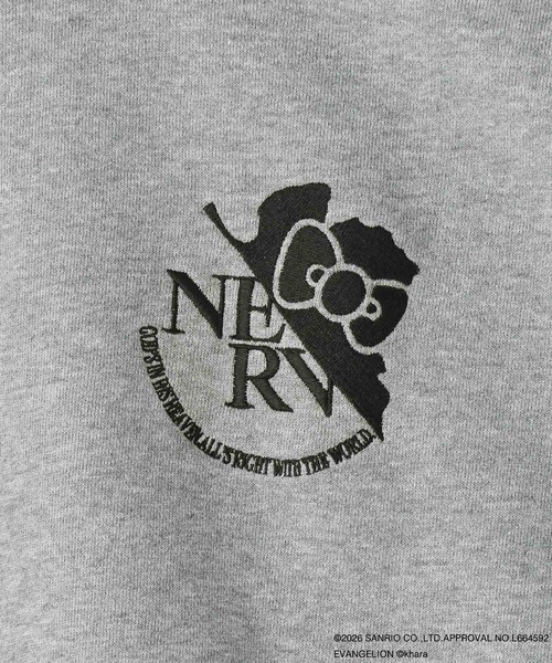 LOWRYS FARM(ローリーズファーム)の「【EVA x HELLO KITTY】スウェットプルオーバー 631264(スウェット・キッズ・グレー/ブラック/アイボリー・110cm/150cm/130cm)」の20枚目の写真