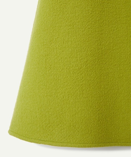 leinwande(ラインヴァンド)の「【leinwande】Wool Skirt(スカート・レディース・ライム・SMALL/MEDIUM)」の4枚目の写真