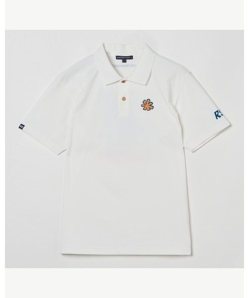 ROSASEN(ロサーセン)の「【Rosasen/GOLF】 ソロナ カラーバリエーション キャラクター半袖ポロ(ポロシャツ・メンズ・ブルー/ピンク/ホワイト・52/50/48)」の4枚目の写真