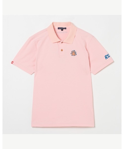 ROSASEN(ロサーセン)の「【Rosasen/GOLF】 ソロナ カラーバリエーション キャラクター半袖ポロ(ポロシャツ・メンズ・ブルー/ピンク/ホワイト・52/50/48)」の5枚目の写真