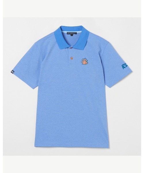 ROSASEN(ロサーセン)の「【Rosasen/GOLF】 ソロナ カラーバリエーション キャラクター半袖ポロ(ポロシャツ・メンズ・ブルー/ピンク/ホワイト・52/50/48)」の6枚目の写真