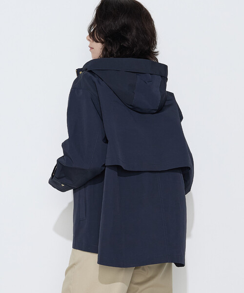 K.T KIYOKO TAKASE(キヨコタカセ)の「コットンナイロングログラン撥水加工 アノラックブルゾン(その他アウター・レディース・グレイッシュベージュ/ピンク系その他/ネイビー・7号/9号)」の4枚目の写真