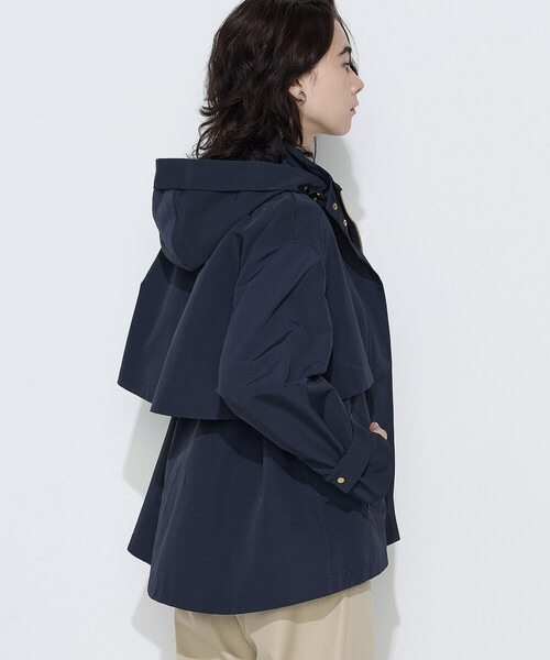 K.T KIYOKO TAKASE(キヨコタカセ)の「コットンナイロングログラン撥水加工 アノラックブルゾン(その他アウター・レディース・グレイッシュベージュ/ピンク系その他/ネイビー・7号/9号)」の8枚目の写真