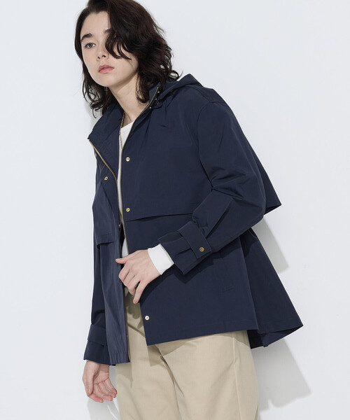 K.T KIYOKO TAKASE(キヨコタカセ)の「コットンナイロングログラン撥水加工 アノラックブルゾン(その他アウター・レディース・グレイッシュベージュ/ピンク系その他/ネイビー・7号/9号)」の9枚目の写真