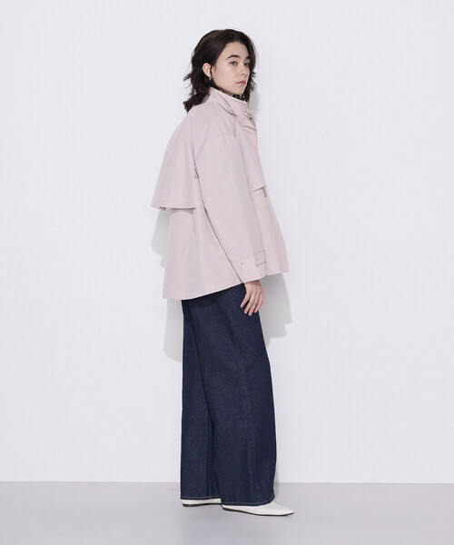 K.T KIYOKO TAKASE(キヨコタカセ)の「コットンナイロングログラン撥水加工 アノラックブルゾン(その他アウター・レディース・グレイッシュベージュ/ピンク系その他/ネイビー・7号/9号)」の14枚目の写真