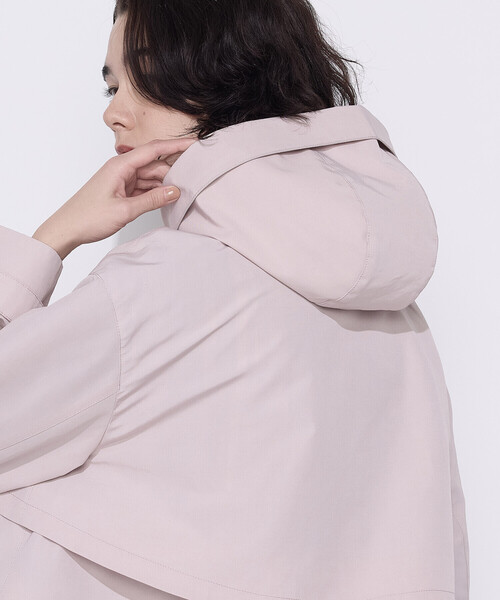 K.T KIYOKO TAKASE(キヨコタカセ)の「コットンナイロングログラン撥水加工 アノラックブルゾン(その他アウター・レディース・グレイッシュベージュ/ピンク系その他/ネイビー・7号/9号)」の17枚目の写真