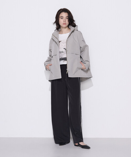 K.T KIYOKO TAKASE(キヨコタカセ)の「コットンナイロングログラン撥水加工 アノラックブルゾン(その他アウター・レディース・グレイッシュベージュ/ピンク系その他/ネイビー・7号/9号)」の20枚目の写真