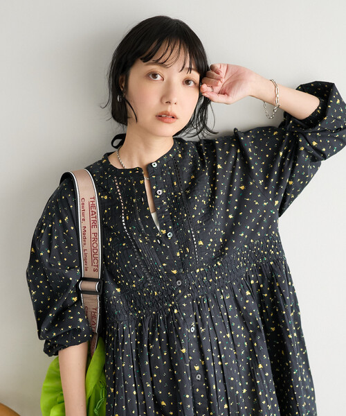 FREE’S SHOP チュニックワンピースブラウス FREE'S SHOP - FREE'S SHOP チュニックワンピースブラウスの通販 by 4