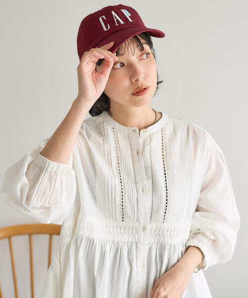 FREAK'S STORE（フリークスストア）の「インド ピンタック チュニックブラウス/ ミニワンピース（シャツ/ブラウス・レディース・ブラック/ラベンダー/その他1/オフホワイト/ターコイズブルー・ﾌﾘ-）」の11枚目の写真