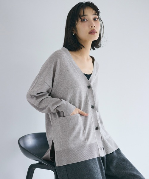 coca(coca)(コカ)の「UV機能付き ビックカーディガン(カーディガン/ボレロ・レディース・グレー/ベージュ/ブラック/ライトブルー・L/M/S)」の12枚目の写真