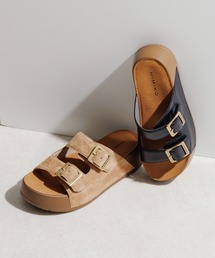 HIMIKO（ヒミコ）の「【HIMIKO】【WEB限定デザイン】ダブルバックルサンダル 661253（サンダル）」