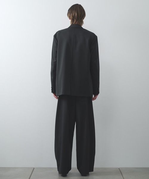 STUDIOUS（ステュディオス）の「【STUDIOUS】Double Breasted Jacket（テーラードジャケット・メンズ・ブラック系2/ダークグレー/ブラック・1/2）」の8枚目の写真