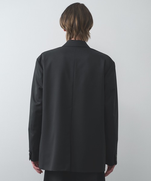 STUDIOUS（ステュディオス）の「【STUDIOUS】Double Breasted Jacket（テーラードジャケット・メンズ・ブラック系2/ダークグレー/ブラック・1/2）」の11枚目の写真