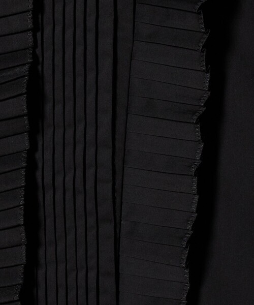 Marilyn Moon（マリリンムーン）の「＜Marilyn Moon＞タックプリーツ ブラウス（シャツ/ブラウス・レディース・ホワイト/ブラック・FREE）」の7枚目の写真