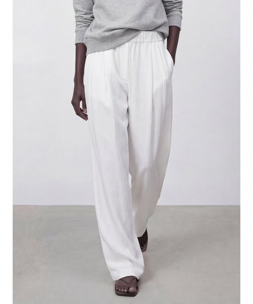 ACUD(アクド)の「Barrel Bending Pants _White(スラックス・レディース・ホワイト・SMALL/MEDIUM)」の1枚目の写真
