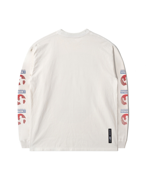 QT8 GARMENTS(キューティーエイトガーメント)の「TL Day-1 Vintage Washed Long Sleeve (Ecru)(Tシャツ/カットソー・レディース・その他・MEDIUM/LARGE/X-LARGE)」の3枚目の写真