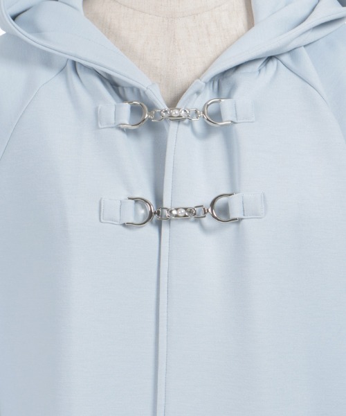 axes femme（アクシーズファム）の「ダンボールニットポンチョ（カーディガン/ボレロ・レディース・イエロー/チャコール/サックスブルー・FREE）」の20枚目の写真