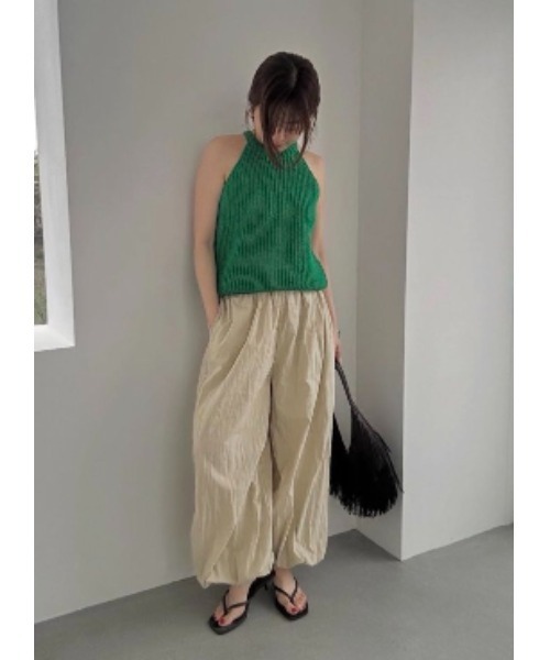Henon.（ヘノン）の「アメスリニットタンクトップ（タンクトップ・レディース・ブラック/グリーン/ライトグレー・F）」の21枚目の写真
