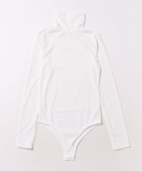 Burner(バーナー)の「【lux sea jewelry(ラックス・シー・ジュエリー)】ハイネック 長袖 ボディスーツ lux-swim-4-11【RBTS】(Tシャツ/カットソー・レディース・ブラック/オフホワイト/グレー・M/S)」の2枚目の写真