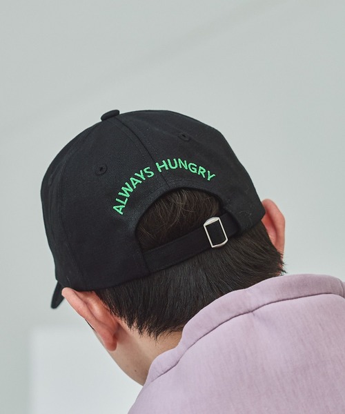 LAKOLE（ラコレ）の「ジャンクフード刺繍キャップ/639393（キャップ・メンズ・グレー/レッド/アイボリー/ブラック・9）」の5枚目の写真