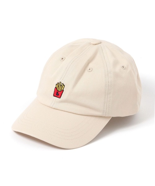 LAKOLE（ラコレ）の「ジャンクフード刺繍キャップ/639393（キャップ・メンズ・グレー/レッド/アイボリー/ブラック・9）」の8枚目の写真