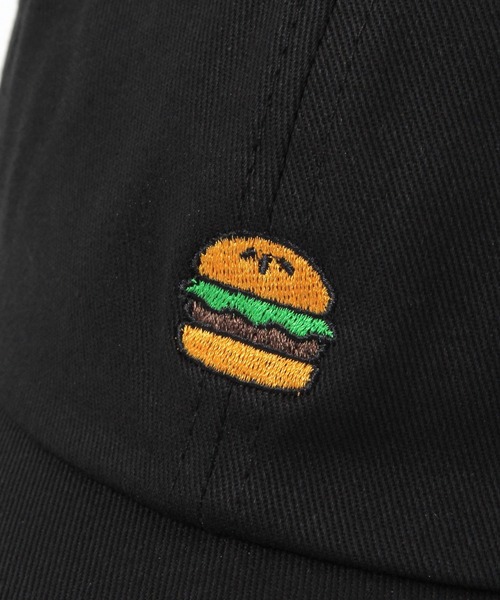 LAKOLE（ラコレ）の「ジャンクフード刺繍キャップ/639393（キャップ・メンズ・グレー/レッド/アイボリー/ブラック・9）」の13枚目の写真