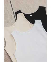 LUDICRUM（ルーディクルム）の「Rib cut short tank top（タンクトップ）」
