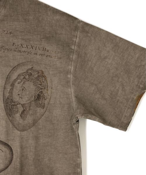 DANKE SCHON（ダンケシェーン）の「DankeSchon/ダンケシェーン/SPRAY BURN S/S TEE COCKATRICE（Tシャツ/カットソー・メンズ・ベージュ・L/M）」の14枚目の写真