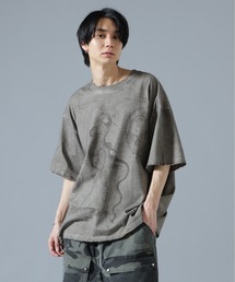 DANKE SCHON | DankeSchon/ダンケシェーン/SPRAY BURN S/S TEE COCKATRICE(Tシャツ/カットソー)