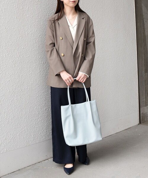 M'S STYLE ミリタリースタイル ダブルブレストジャケット　メタルボタン スタイリッシュ4ボタンダブルブレスト《メタル釦》 (ACJK3110-11
